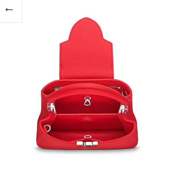 LOUIS VUITTON CAPUCINE BB - RUBIS - Picture 2 of 2